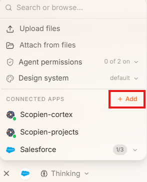 Add button