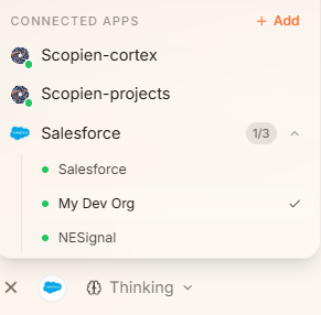 Select Connected App