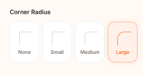 Corner Radius