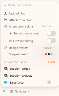 The Prompt Composer Menu