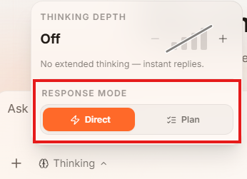 Response Mode